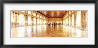 Group of people inside a ballroom, Catherine Palace, Pushkin, St. Petersburg, Russia Fine Art Print