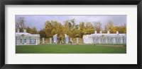 Lawn in front of a palace, Catherine Palace, Pushkin, St. Petersburg, Russia Fine Art Print
