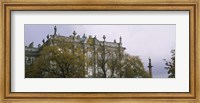 Tree in front of a palace, Winter Palace, State Hermitage Museum, St. Petersburg, Russia Fine Art Print