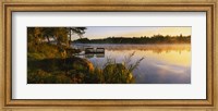 Reflection of sunlight in water, Vuoksi River, Imatra, Finland Fine Art Print
