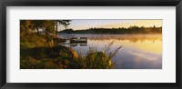 Reflection of sunlight in water, Vuoksi River, Imatra, Finland Fine Art Print