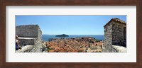 Island in the sea, Adriatic Sea, Lokrum Island, Dubrovnik, Croatia Fine Art Print