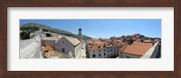 High angle view of buildings, Minceta Tower, Dubrovnik, Croatia Fine Art Print