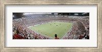 Crowd in a stadium, Sevilla FC, Estadio Ramon Sanchez Pizjuan, Seville, Seville Province, Andalusia, Spain Fine Art Print