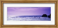 Rocks in the ocean, Pacific Ocean, Mendocino County, California, USA Fine Art Print