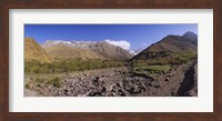 Mountains on a landscape, Atlas Mountains, Marrakesh, Morocco Fine Art Print