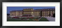 Formal garden in front of a palace, Schonbrunn Palace Garden, Schonbrunn Palace, Vienna, Austria Fine Art Print