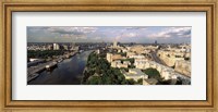 Aerial view of a city, Moscow, Russia Fine Art Print
