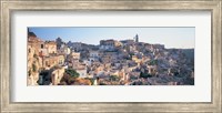 Houses in a town, Matera, Basilicata, Italy Fine Art Print