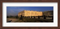 Formal garden in front of a castle, Chateau de Versailles, Versailles, Paris, Ile-de-France, France Fine Art Print