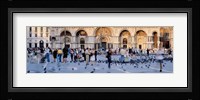 Tourists in front of a cathedral, St. Mark's Basilica, Piazza San Marco, Venice, Italy Fine Art Print