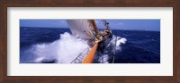 Sailboat in the sea, Antigua, Antigua and Barbuda Fine Art Print