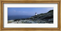 Castle Hill Lighthouse at the seaside, Newport, Newport County, Rhode Island, USA Fine Art Print