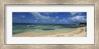 Boats in the sea, North coast of Antigua, Antigua and Barbuda Fine Art Print