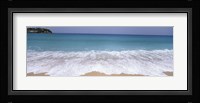 Surf on the beach, Antigua, Antigua and Barbuda Fine Art Print