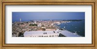 High angle view of a city, Grand Canal, St. Mark's Campanile, Doges Palace, Venice, Veneto, Italy Fine Art Print