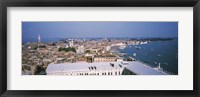 High angle view of a city, Grand Canal, St. Mark's Campanile, Doges Palace, Venice, Veneto, Italy Fine Art Print