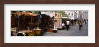 Flea market at a roadside, Greenmarket Square, Cape Town, Western Cape Province, Republic of South Africa Fine Art Print
