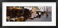 Flea market at a roadside, Greenmarket Square, Cape Town, Western Cape Province, Republic of South Africa Fine Art Print