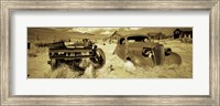 Abandoned car in a ghost town, Bodie Ghost Town, Mono County, California, USA Fine Art Print