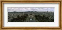 Cityscape viewed from the Eiffel Tower, Paris, Ile-de-France, France Fine Art Print