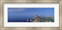 High angle view of an island in the sea, Cap De Formentor, Majorca, Balearic Islands, Spain Fine Art Print