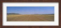 Dirt road passing through a landscape, Masai Mara National Reserve, Great Rift Valley, Kenya Fine Art Print