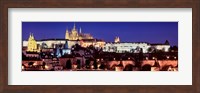 Charles Bridge, Hradcany Castle, St. Vitus Cathedral, Prague, Czech Republic Fine Art Print