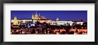 Charles Bridge, Hradcany Castle, St. Vitus Cathedral, Prague, Czech Republic Fine Art Print