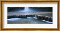 Waterfall in a forest, Mooney Falls, Havasu Canyon, Havasupai Indian Reservation, Grand Canyon National Park, Arizona, USA Fine Art Print