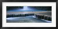 Waterfall in a forest, Mooney Falls, Havasu Canyon, Havasupai Indian Reservation, Grand Canyon National Park, Arizona, USA Fine Art Print
