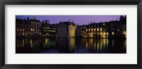 Buildings at the waterfront, Binnenhof, The Hague, South Holland, Netherlands Fine Art Print