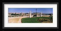 Formal garden in a city, Alfama, Lisbon, Portugal Fine Art Print