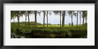 Channel passing through a landscape from Brugge to Damme, Belgium Fine Art Print