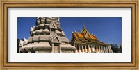 Pagoda near a palace, Silver Pagoda, Royal Palace, Phnom Penh, Cambodia Fine Art Print