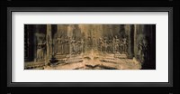 Carvings  in a temple, Angkor Wat, Cambodia Fine Art Print