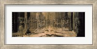 Carvings  in a temple, Angkor Wat, Cambodia Fine Art Print