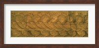 Bas relief in a temple, Angkor Wat, Angkor, Cambodia Fine Art Print