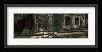 Ruins of a temple, Banteay Kdei, Angkor, Cambodia Fine Art Print