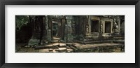 Ruins of a temple, Banteay Kdei, Angkor, Cambodia Fine Art Print