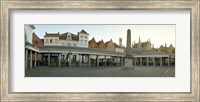 Facade of an old fish market, Vismarkt, Bruges, West Flanders, Belgium Fine Art Print