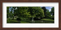 Trees in a park, Queen Astrid Park, Bruges, West Flanders, Belgium Fine Art Print