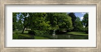 Trees in a park, Queen Astrid Park, Bruges, West Flanders, Belgium Fine Art Print