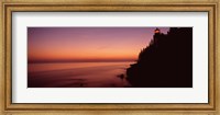 Bass Head Lighthouse at dusk, Bass Harbor, Maine Fine Art Print