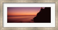 Bass Head Lighthouse at dusk, Bass Harbor, Maine Fine Art Print