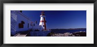 Lighthouse on the coast, Head Harbour Light, Campobello Island, New Brunswick, Canada Fine Art Print