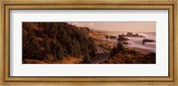 Highway along a coast, Highway 101, Pacific Coastline, Oregon, USA Fine Art Print