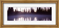 Fog over a lake, Mt Rainier, Pierce County, Washington State Fine Art Print