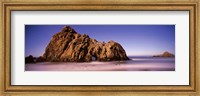 Rock formation on the beach, one hour exposure, Pfeiffer Beach, Big Sur, California Fine Art Print