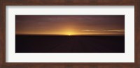 Sunset over a desert, Namib Desert, Swakopmund, Namibia Fine Art Print